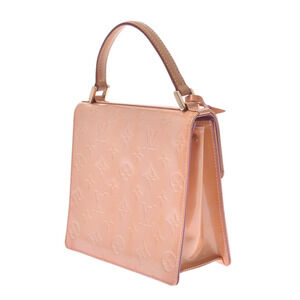 Louis Vuitton Spring Street Patent Handbag Vernis Pink Rose